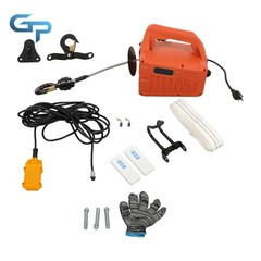 1100LBS 1500W Wire and Wireless Remote Control 3-in-1 Portable Electric Hoist