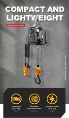 Electric Hoist 220V Portable Lifting Device for Domestic Use – Compact Model