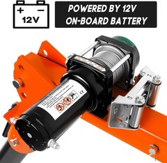 3800lb Winch Electric Pickup Truck Crane 1500lb Truck-Mounted Bed Crane Hoist