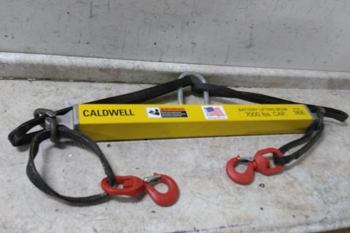 Caldwell 36E 30 to 58 In Spread 7,000 Lb Working Load Limit Battery Lifting Beam