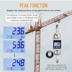 3000KG 3T Crane Scale High Precision Weighing Scale Digital Hanging Scale New