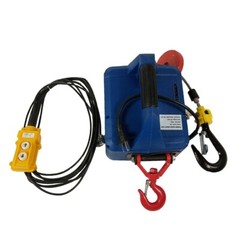 110V 450kg Wire-controlled Electric Hoist Crane Portable Household Winch 7.6m