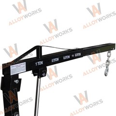 1 Ton Mobile Hydraulic Folding Engine Crane Stand Workshop Hoist Lift Lifter