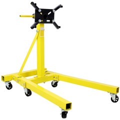 Folding Engine Stand 2000 LBS Capacity Motor Hoist 360 Degree Adjustable Mountin