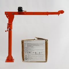 1100 LB Truck-Mounted Crane Hoist Truck-Mounted Crane with 12V Electric Winch