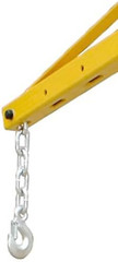 1000 lbs. Capacity Receiver Hitch Mounted Hydraulic Swivel Pickup Truck Crane