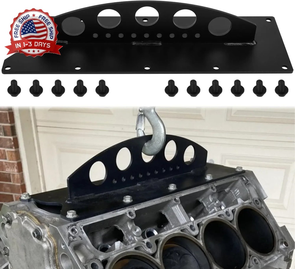 Heavy-Duty LS Engine Lift Plate for Gen III Gen IV LSX LS1 LS2 LS3 6.0 6.2 5.3 4