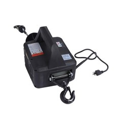 Portable 1500W 2-in-1 Electric Hoist Power Winch 1100lbs Wireless Remote Control