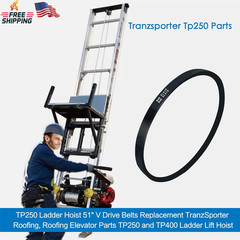TP250 Ladder Elevator V-Drive Belt Size 51 Inches Replacement Tranzporter Roof,