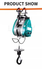 Double-hole Small Diamond Electric Hoist Suspended Wire Rope Portable Lifts