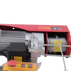 2200LB Electric Wire Cable Hoist Winch Crane Lift Overhead Remote Control PA1000