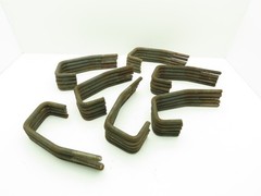 Crane Rail Bolts 5/8″ Rod 5/8″-11 Threaded 1 1/2″ Long 3 1/2″ Hook Lot of 34