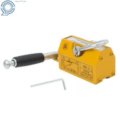 Permanent Magnetic Lifter 440lbs Lifting Capacity 2.5 Safety Factor Yellow