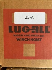 Lug-All 25-A 1.5 ton lineman’s strap hoist NEW IN BOX!