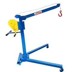 1100LBS Foldable Small Hoist Portable Lifting Machine Crane Cargo Handling Crane