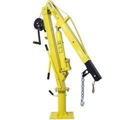 Foldable Hydraulic Swivel Lift Crane 2000LBS Capacity Pickup Truck Bed Hoist
