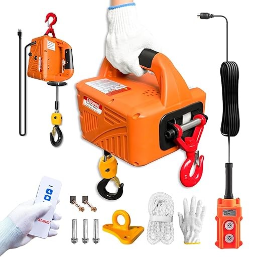Hoist Winch 3in1 1100lb Electric Portable Wireless