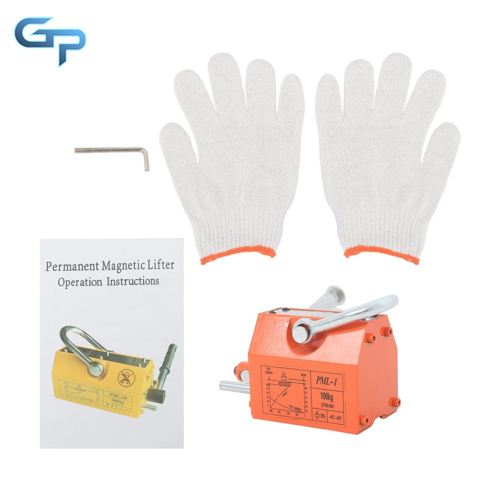 220lbs/100kg Pulling Capacity Magnetic Lifter Neodymium & Steel Magnetic Hoist