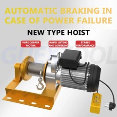 Electric Winch Kit ATV Trailer Truck Car Remote Control Crane Electric Hoist