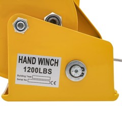 Air Conditioner Lifting Crane Bracket A/C Lifting Tool W/1200lbs Hand Winch