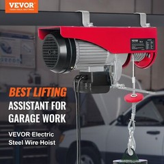 Electric Hoist 1760lbs with 14ft Wired Remote Control and 40ft Lifting Height