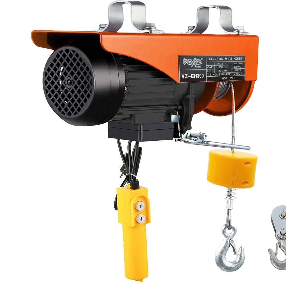 300X 20 mtrs copper Winding Mini Electric Hoist for Small Job Works and Domestic