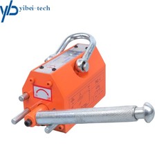 880lbs/400kg Magnetic Lifter Lifting Magnet Hoist 2.5 Safety Factor Orange