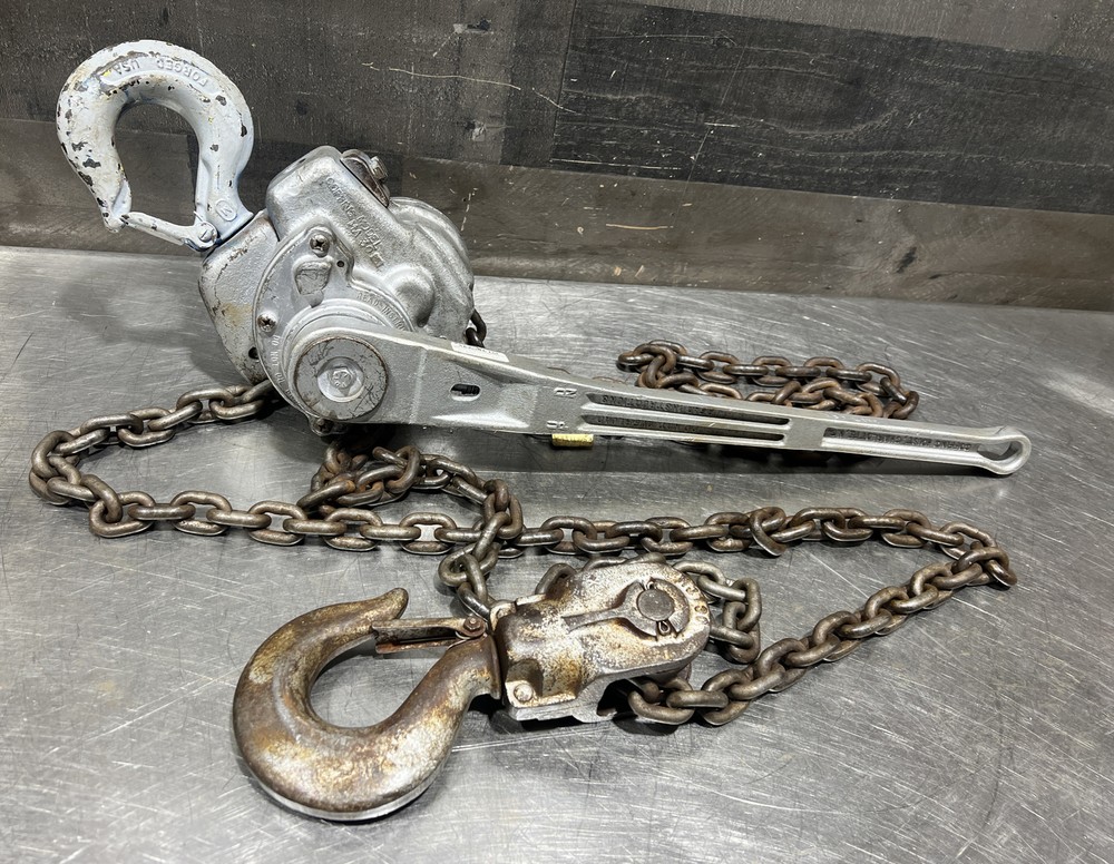 Coffing MA-30 Manual Lever Chain Hoist 3 TON Come Along. Used Surplus. Item ID 1