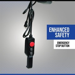 Strongway Electric Cable Hoist, 550-Lb. Single-Line Capacity/1100-Lb.