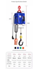 Electric Winch Traction Hoist Manual/remote/wire Controlled Electric Hoist