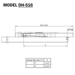 8-Ton Hydraulic Scissor Hoist Kit–Short Lower Arm–Fits 10–14′ Dump Bodies DH-516