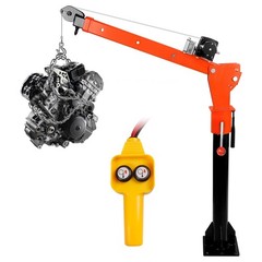 1100 lbs Electric Pickup Truck Crane, Hoist Crane 360° Truck-Mounted Crane
