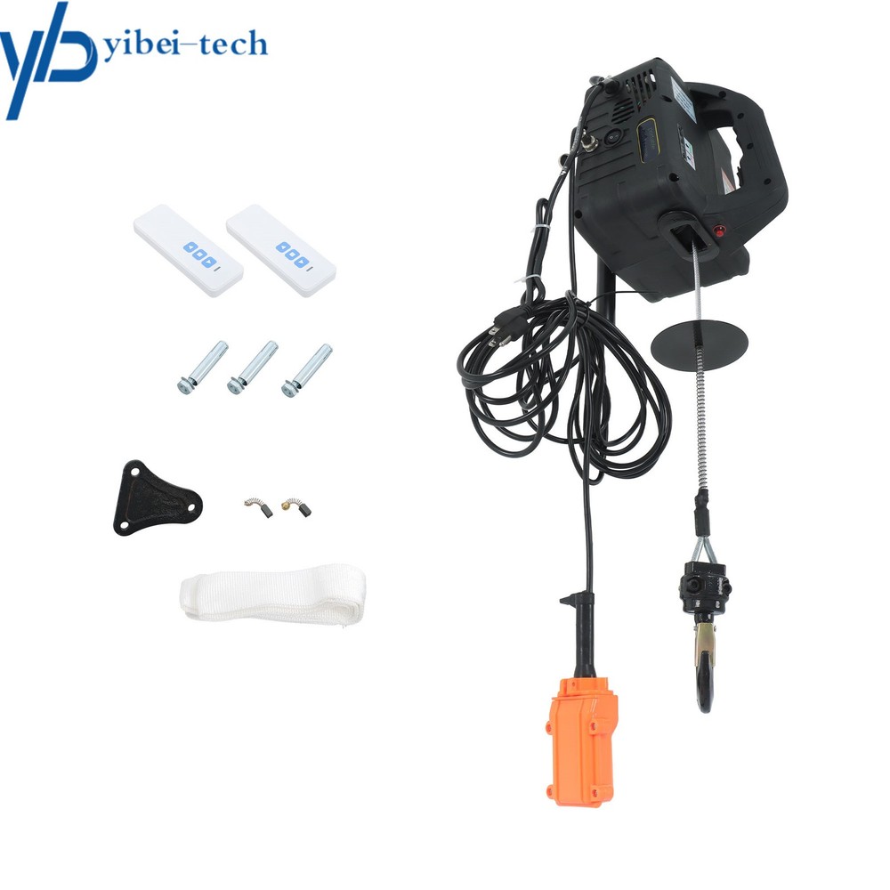 1100LB 3-in-1 Portable Electric Hoist For Garage, Warehouses And Factories 110V