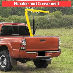Hydraulic Pickup Truck Crane ,360°Swivel, Hitch Mounted Crane ,1000 Lbs Capacity