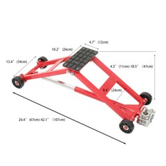 Portable Car Lift 5510LB Car Auto Lift Car Lifter for Home Garage Store Mechanic