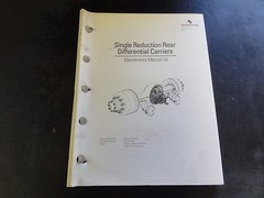 Meritor Single Reduction Rear Differential Carriers Maintenance Manual 5A