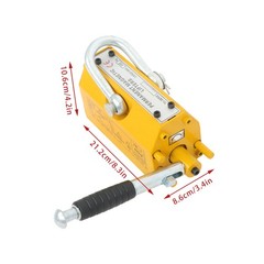 Magnetic Lifter Lifting Magnet 880lbs/400kg Pulling Capacity 2.5 Safety Factor