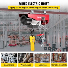 🔥 880LBS Electric Hoist Lifting Crane Cable Hoist Winch for Boat Car Garage#
