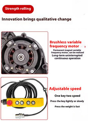 Electric Hoist 220V Adjustable Speed Home Lifting and Hoisting Machine