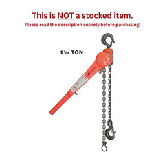 CMCO SERIES 640 PULLER LEVER HOIST – 1 1/2 TON CAPACITY – 5 FT LIFT