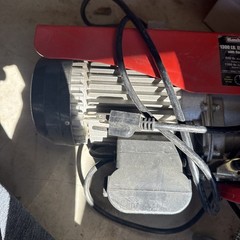1300 lb. Electric Hoist with Remote Control- Single or Double Haul Master 60344