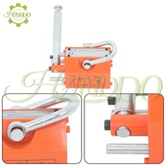 Permanent Magnetic Lifter Lifting Magnet 220 lbs/100 kg 2.5 Safety Factor Orange