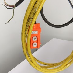 CM Lodestar Model RRS 2Ton 4000LB Electric Chain Hoist 15’Lift 16FPM 3Ph 230/460