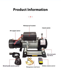 Electric Winch 12V/24V Vehicle-mounted Mini Crane Off-road Vehicle Self-rescue