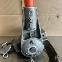 Chance Hoist 1 Ton Hot Stick Ratcheting Strap Hoist. Item ID #65 Used Surplus