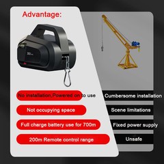 Electric Pull Rope Ascender Self-built House Upstairs Hoist Elevator