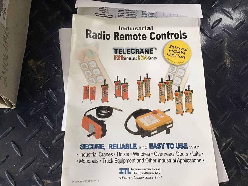 NIB Telecrane Remote Control F248DRX F24-8D-RX