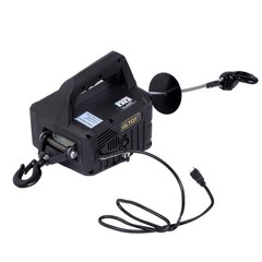 1500W 1100 lbs 2-in-1 Electric Hoist Winch, Portable Power Winch Crane 13 ft/min