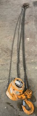 Used Harrington 5 ton Chain HOIST 10ft Lift Chain CF050 5 ton Hooks chain CF4