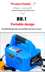 Portable Home Air Conditioner Traction Crane Lifting Hoist Small Crane 500kg